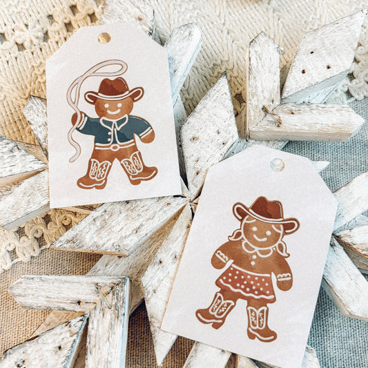 Gingerbread Ranch Gift Tags