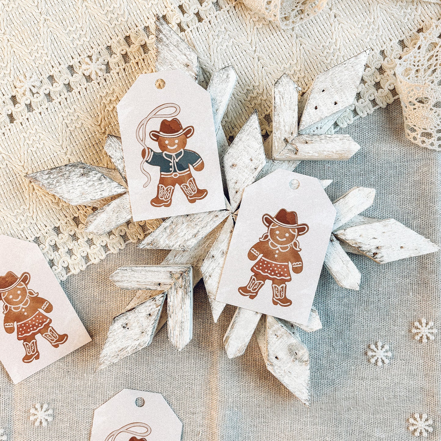 Gingerbread Ranch Gift Tags