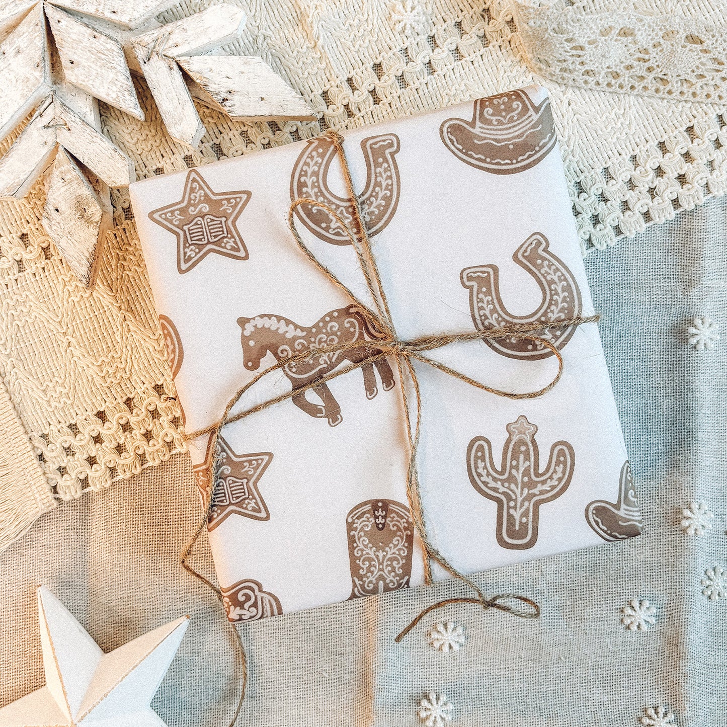 The Wild West Bakehouse Wrapping Paper Sheets