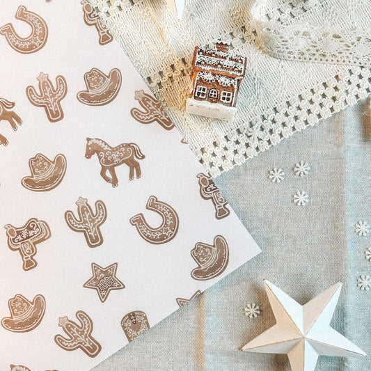 The Wild West Bakehouse Wrapping Paper Sheets