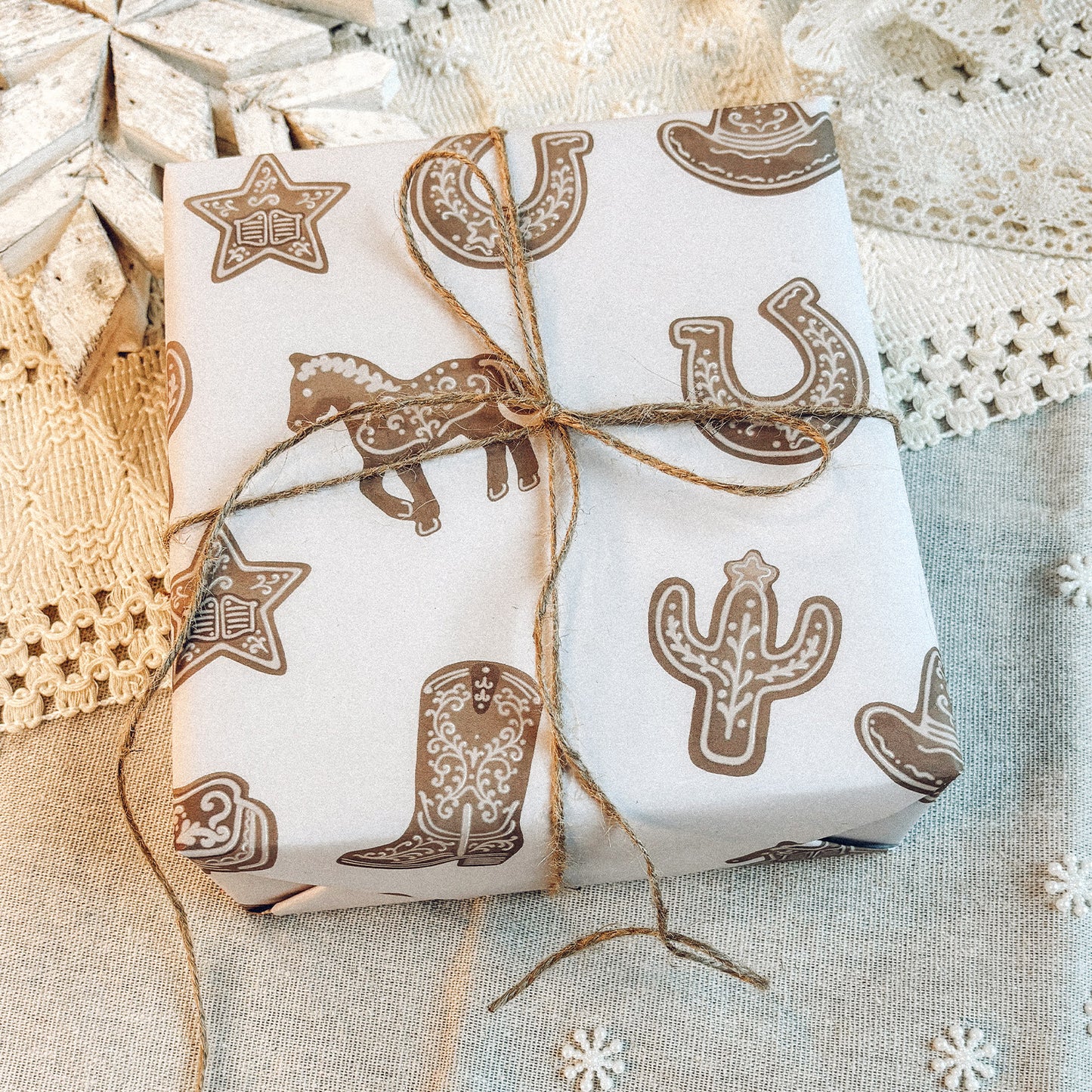 The Wild West Bakehouse Wrapping Paper Sheets