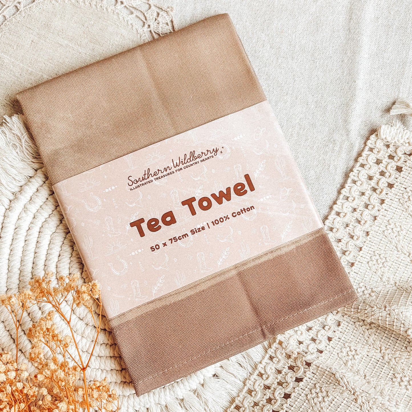 Lucky Horseshoe Tea Towel
