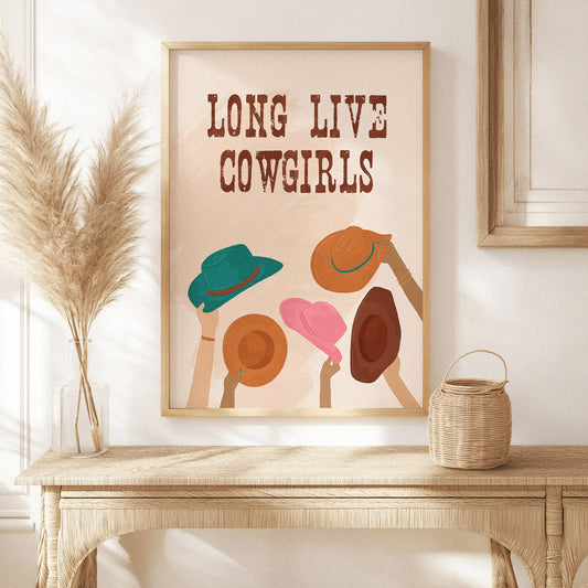 Long Live Cowgirls Print
