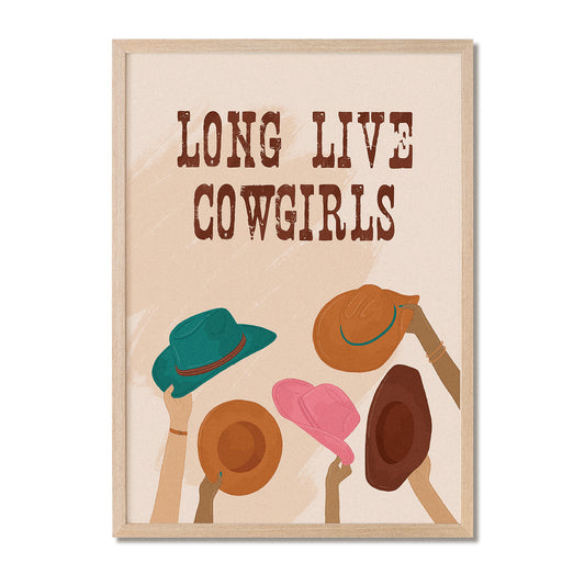 Long Live Cowgirls Print