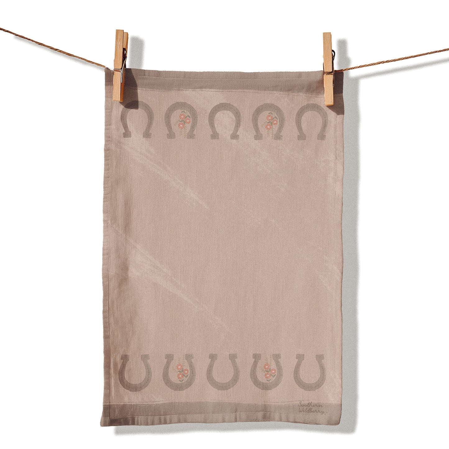 Lucky Horseshoe Tea Towel