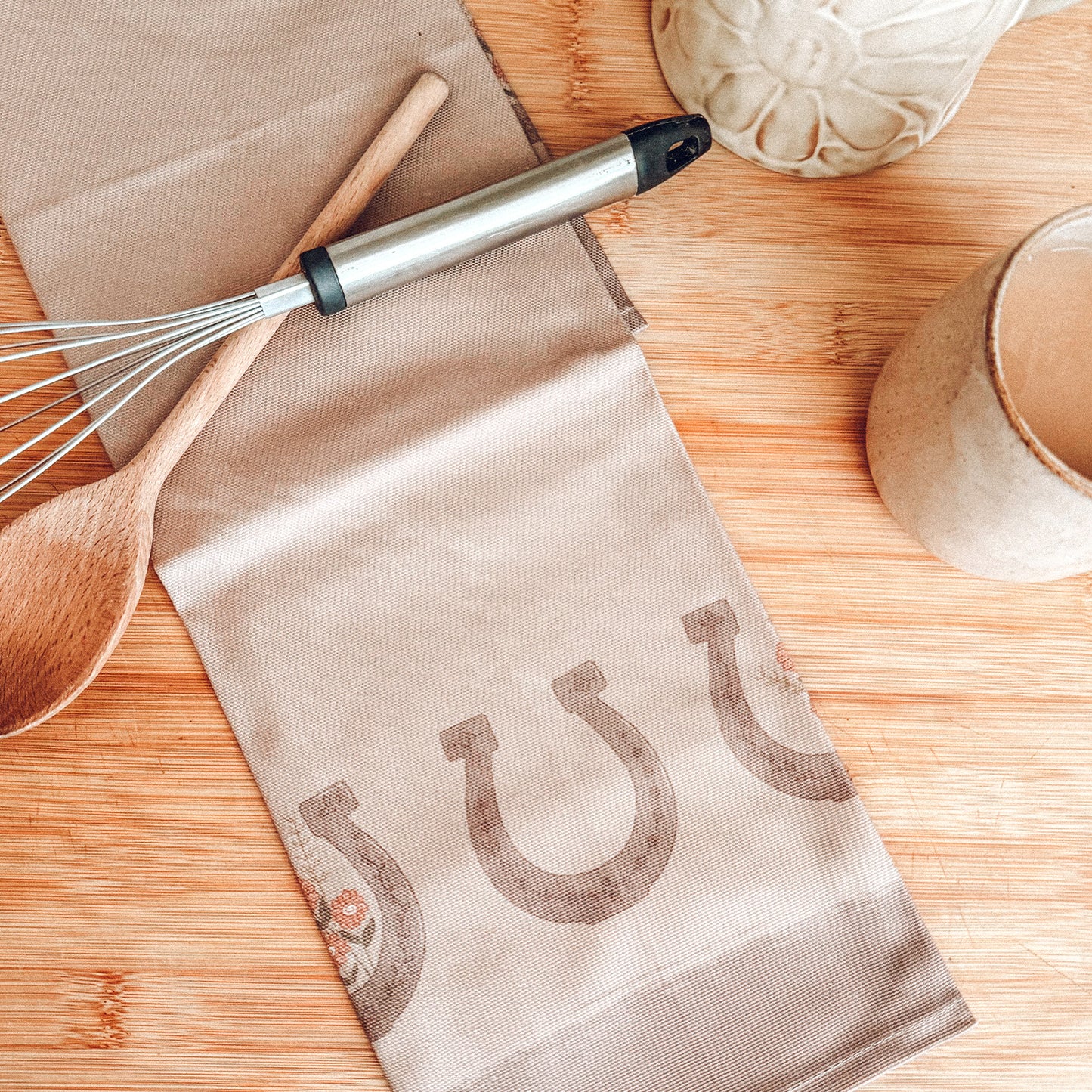 Lucky Horseshoe Tea Towel
