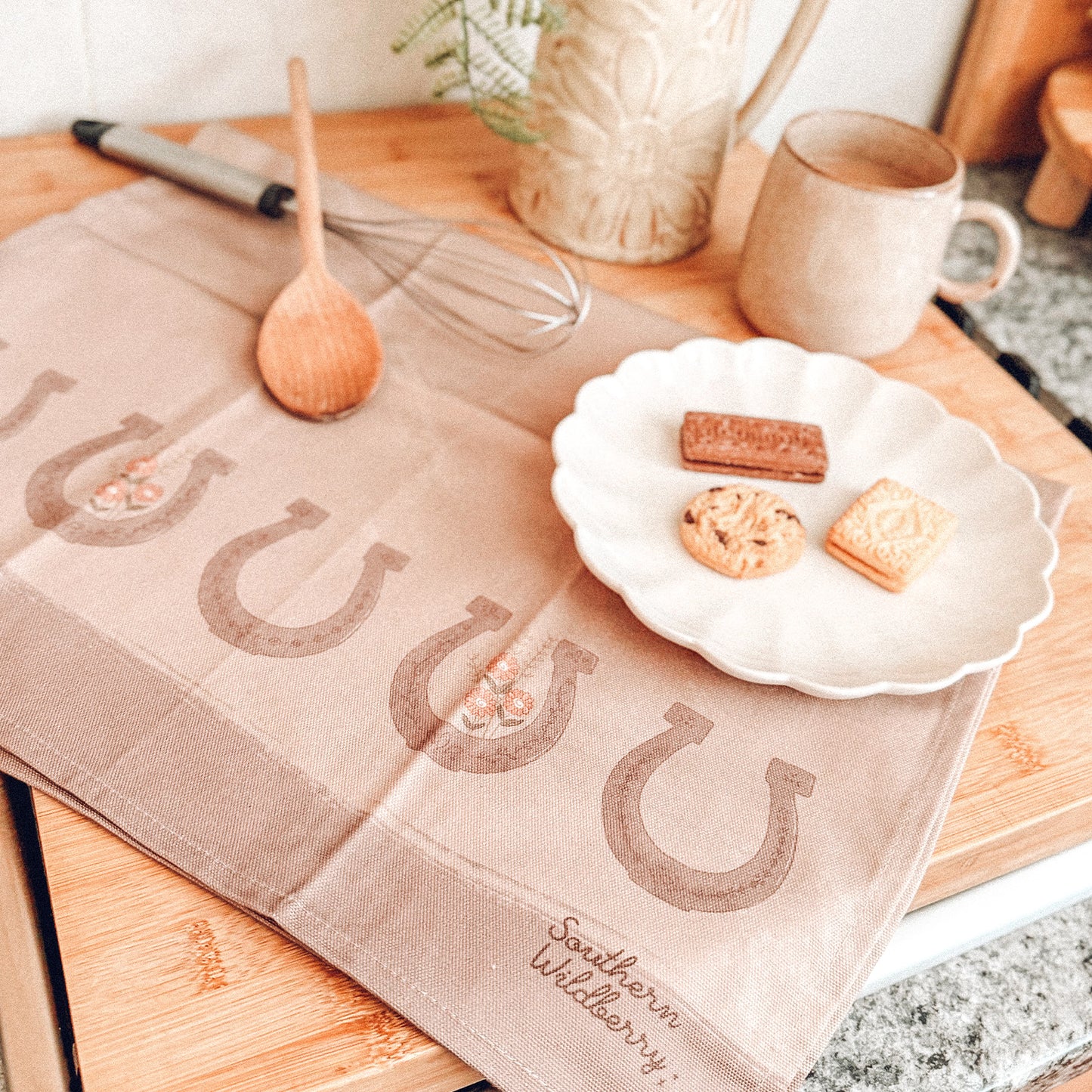 Lucky Horseshoe Tea Towel