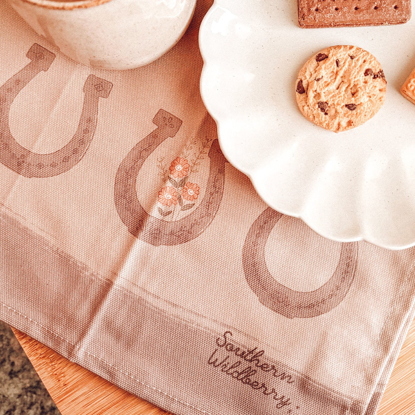 Lucky Horseshoe Tea Towel