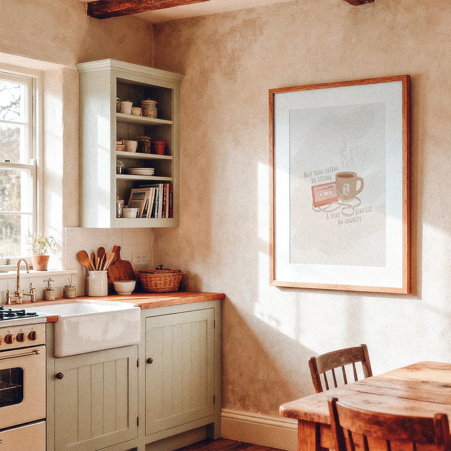 May Your Coffee Be Strong And Your Playlist Be Country Print