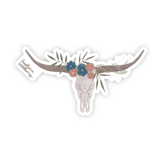 Midnight Longhorn Sticker