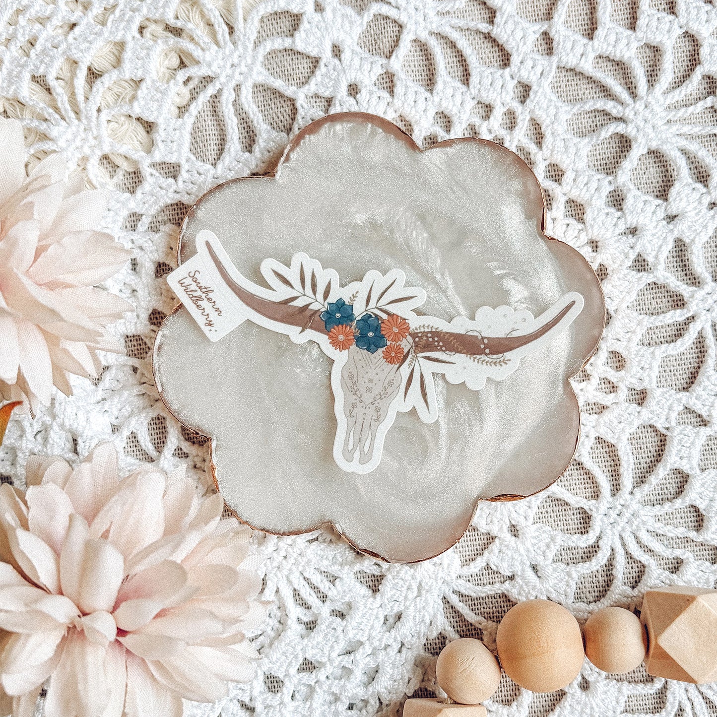 Midnight Longhorn Sticker