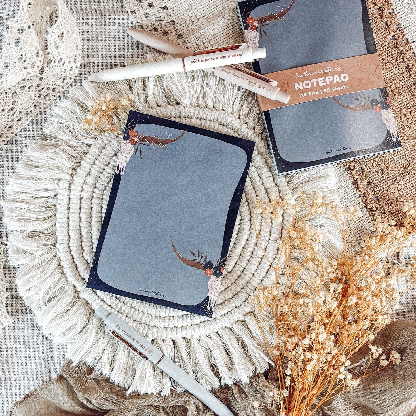 Notes After Midnight A6 Notepad