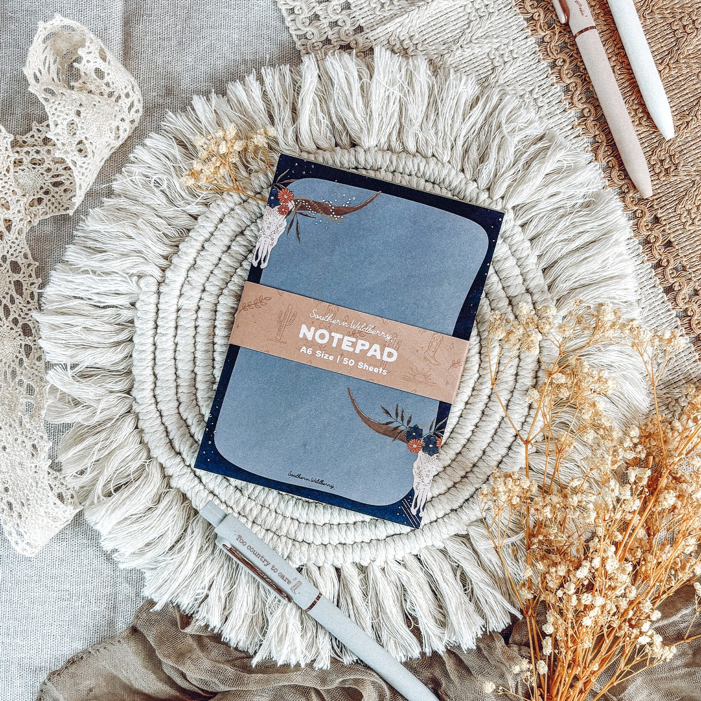 Notes After Midnight A6 Notepad