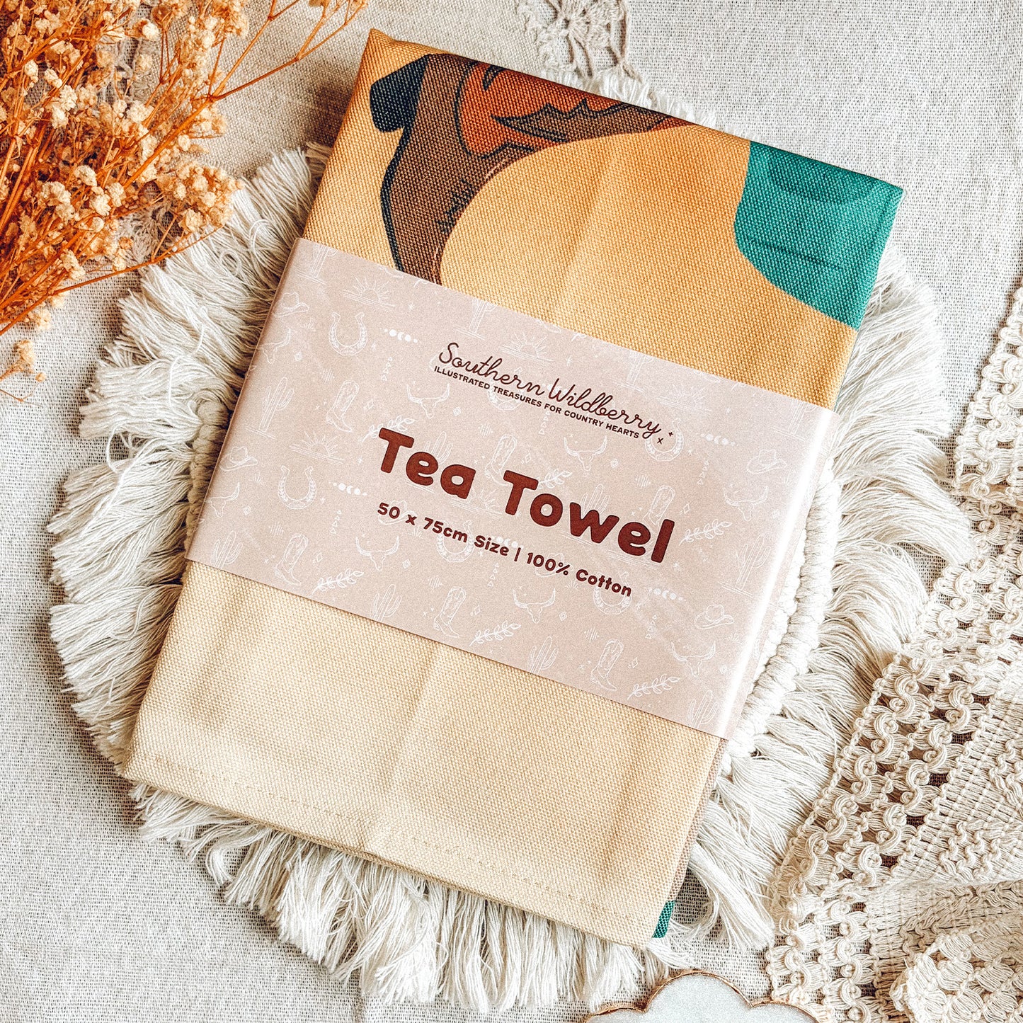 Road Trippin' Tea Towel