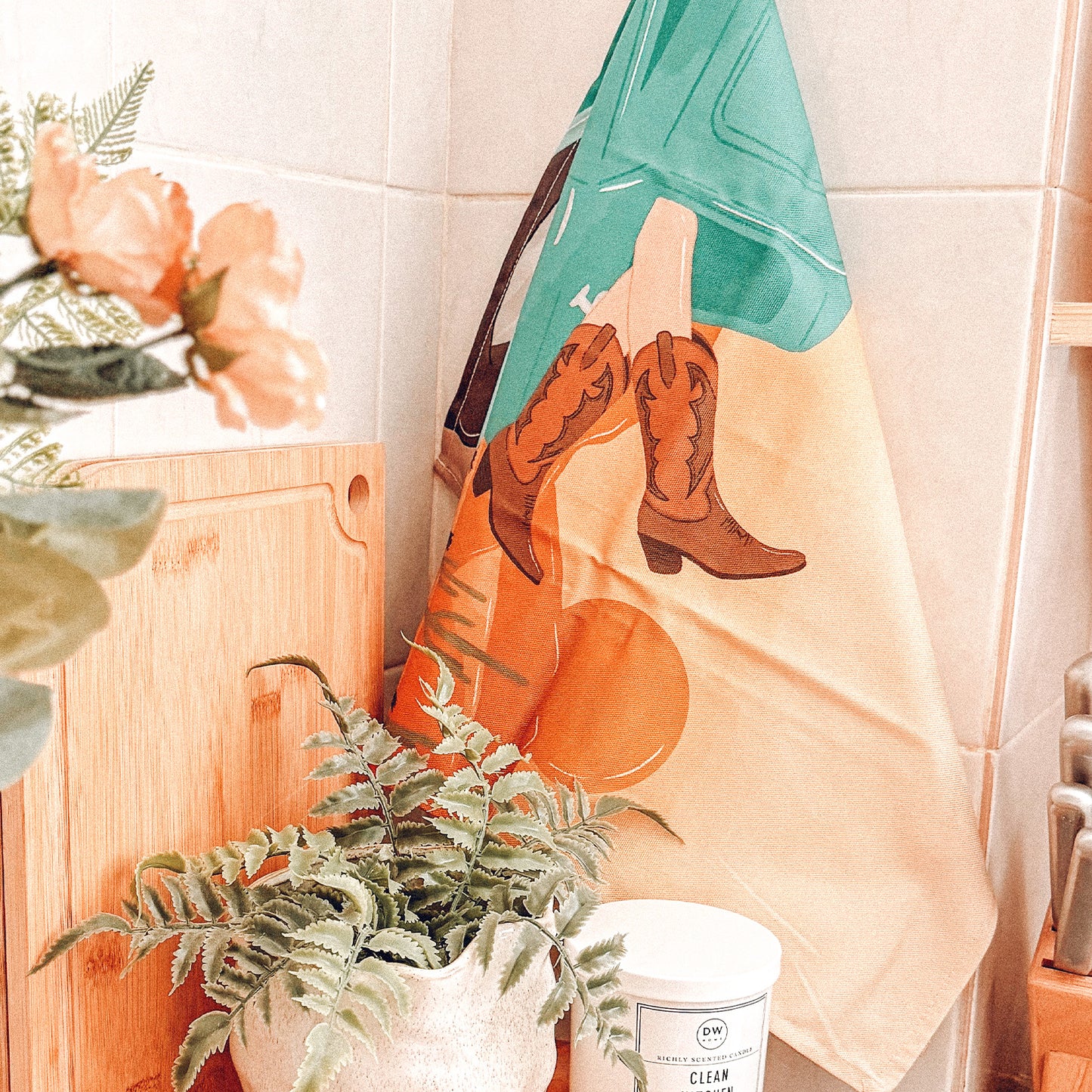Road Trippin' Tea Towel