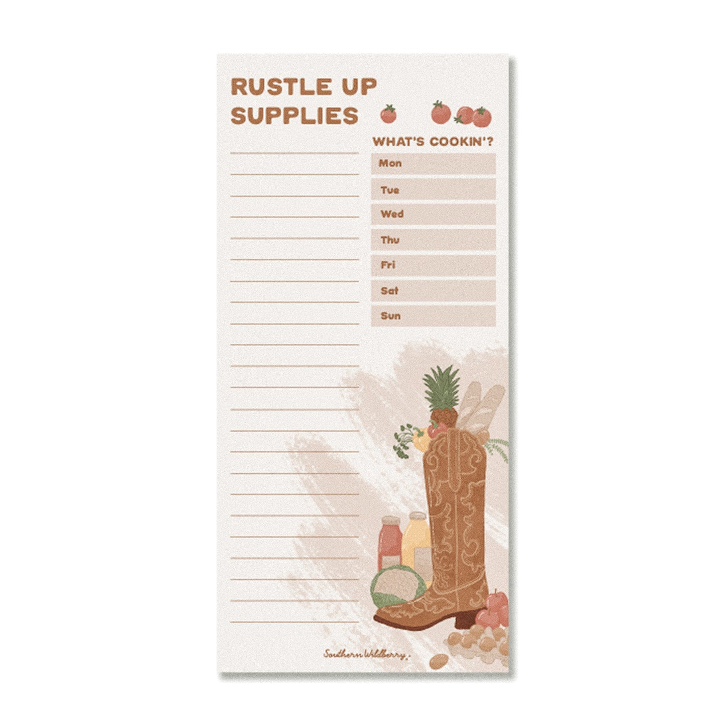 Rustle Up Supplies DL Notepad