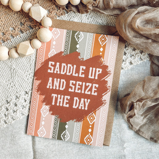 Cowboy Boots And Books Card