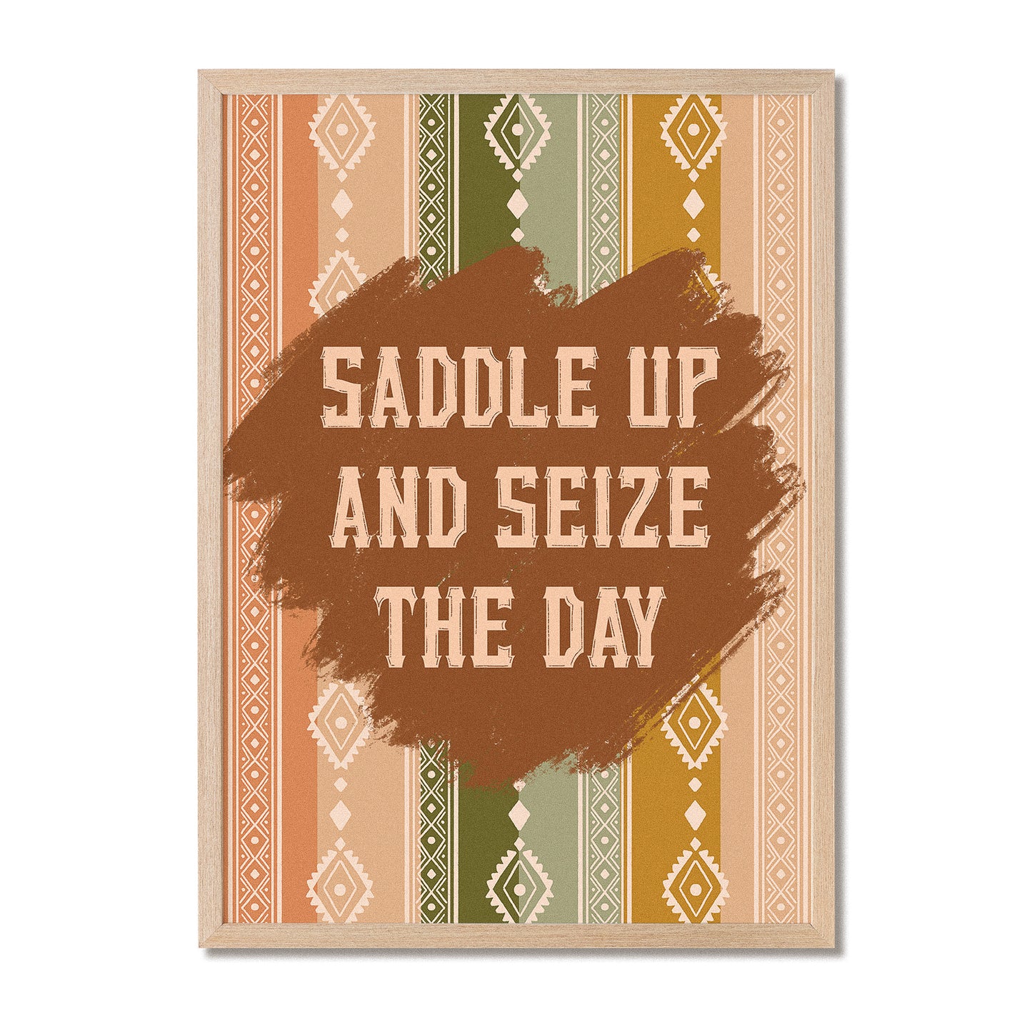 Saddle Up And Seize The Day Print