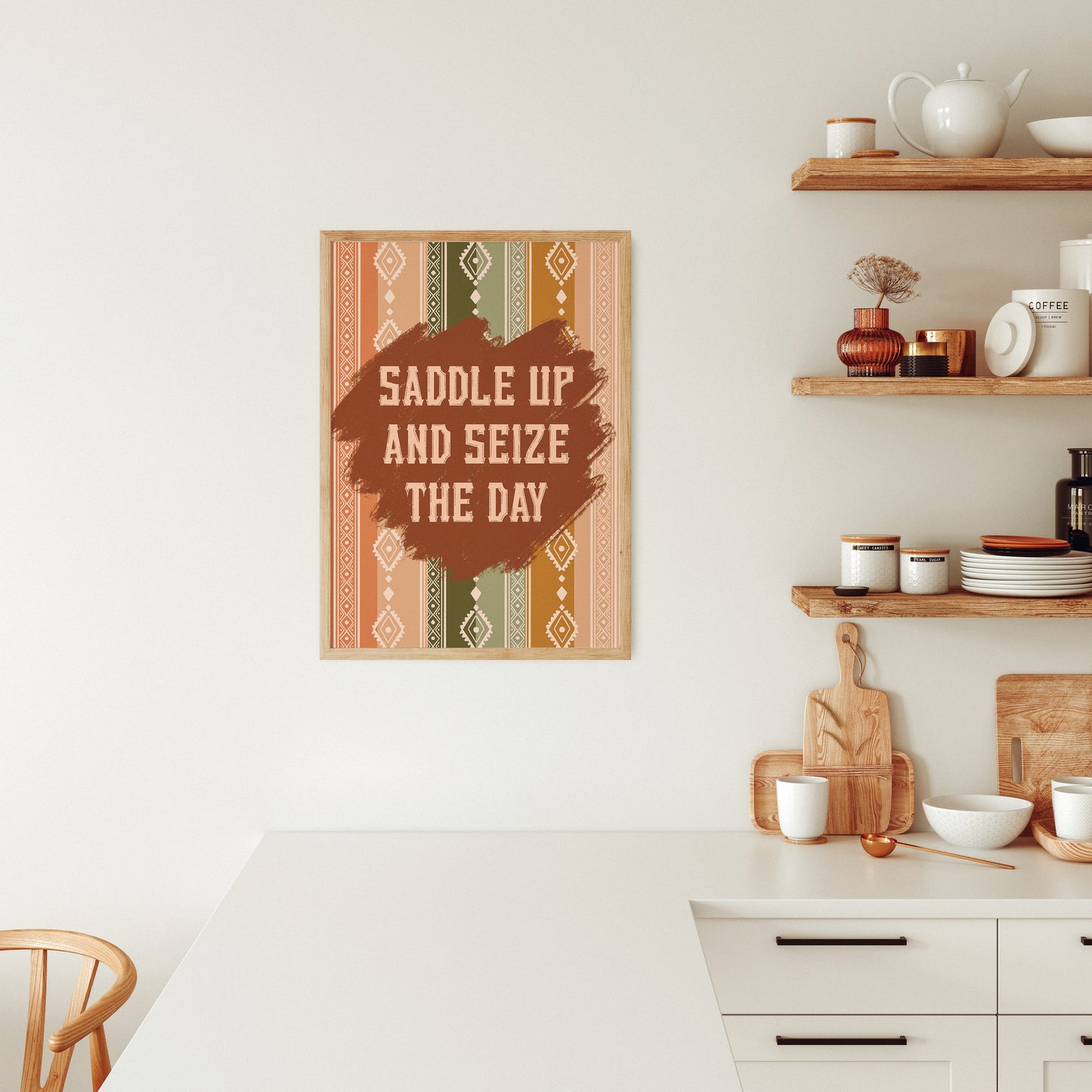 Saddle Up And Seize The Day Print