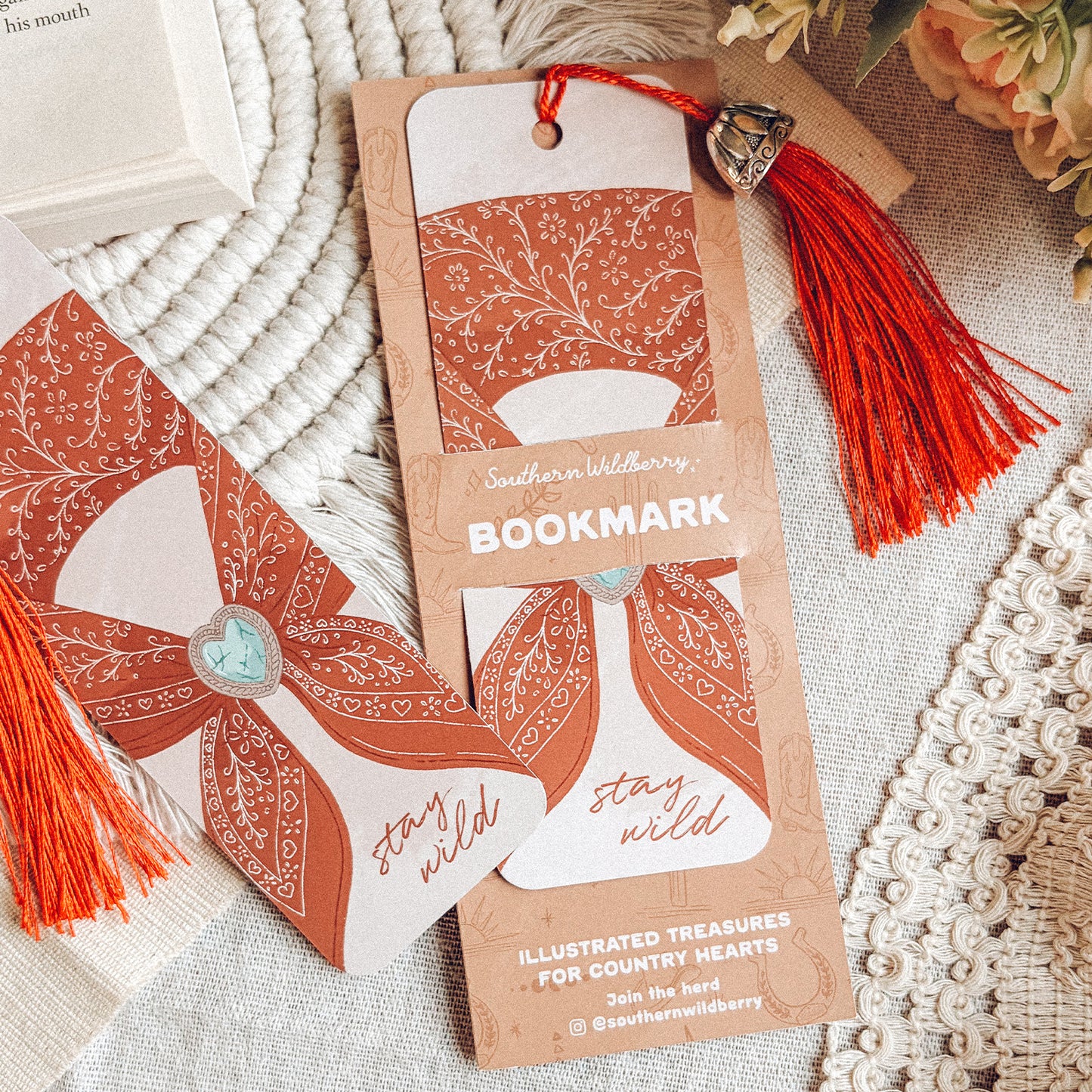 Stay Wild Tassel Bookmark