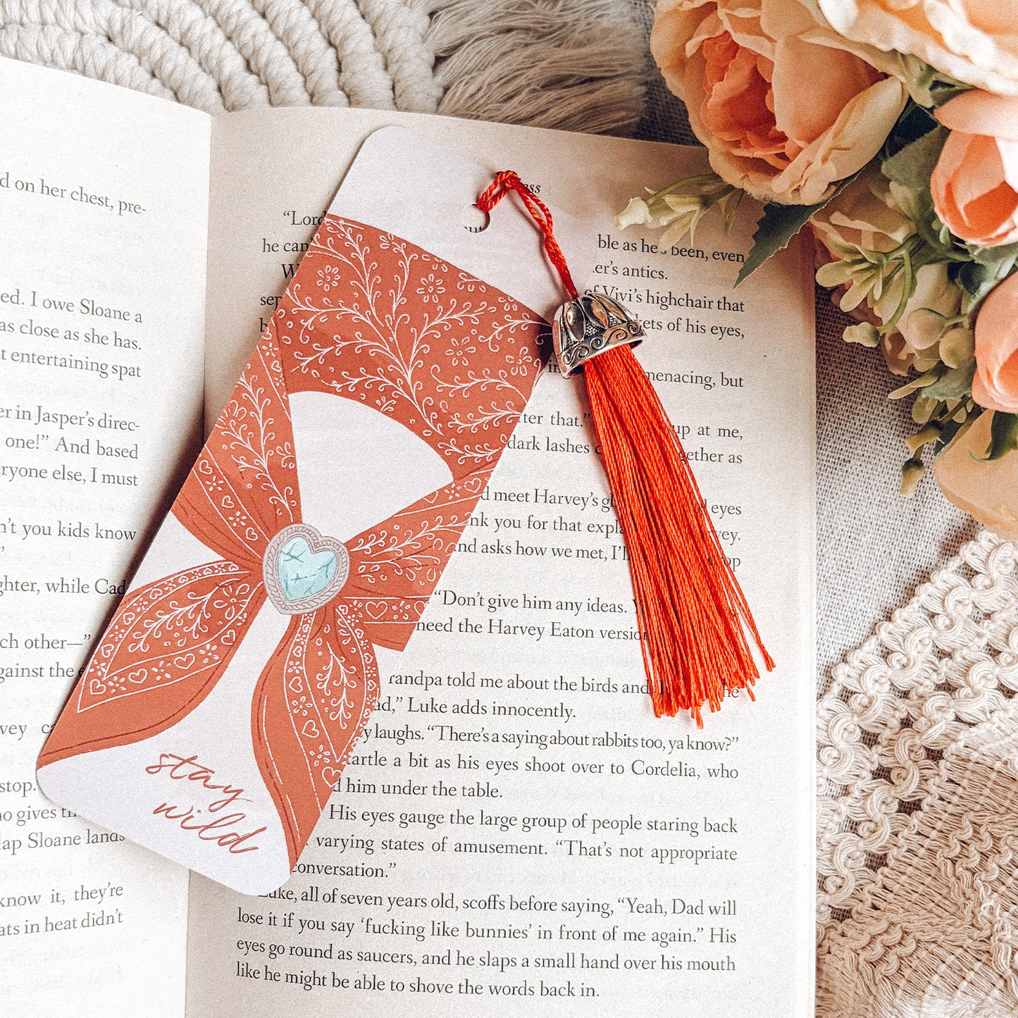Stay Wild Tassel Bookmark