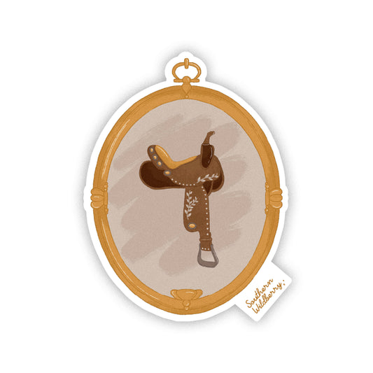 The Working Saddle Sticker