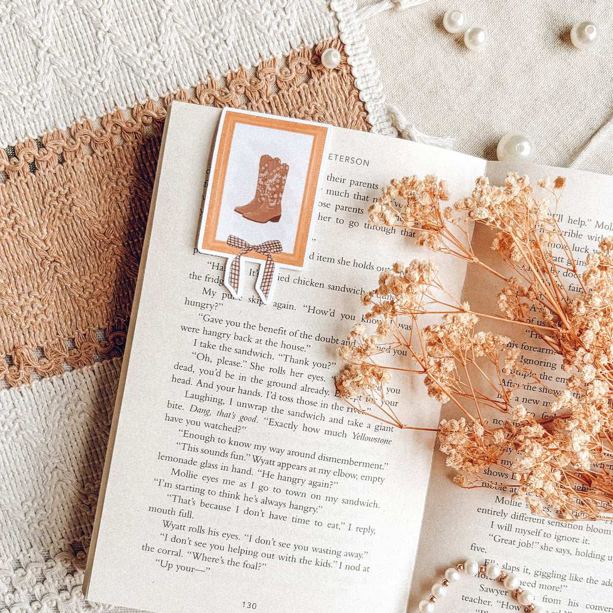 Sunday In Bloom Magnetic Bookmark