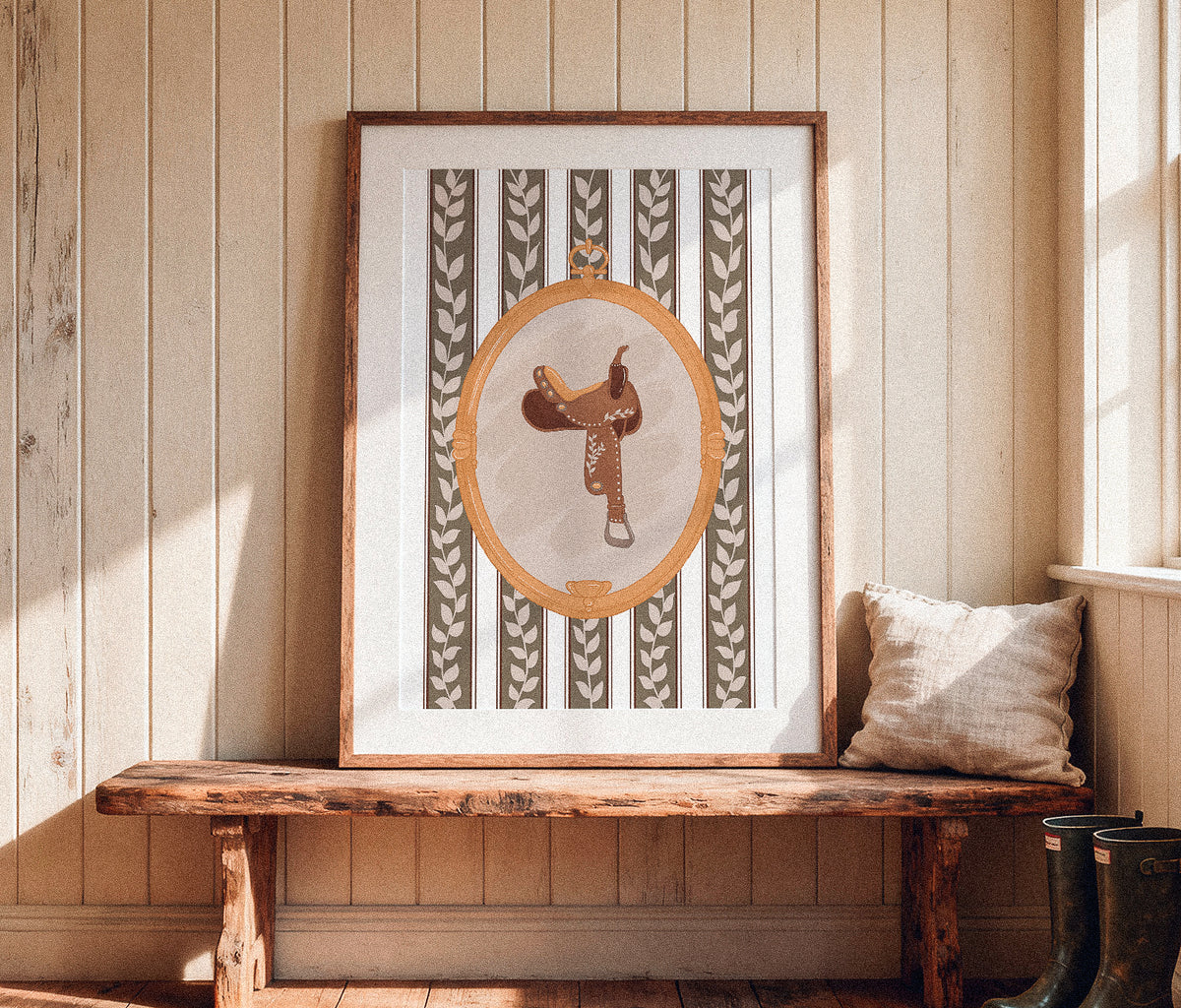 The Working Saddle Print