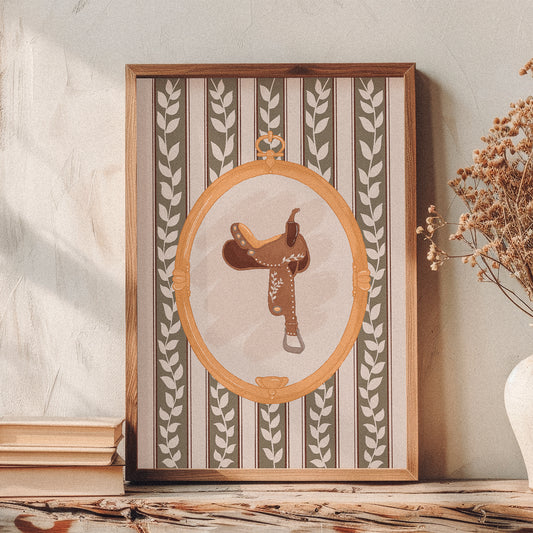 The Working Saddle Print