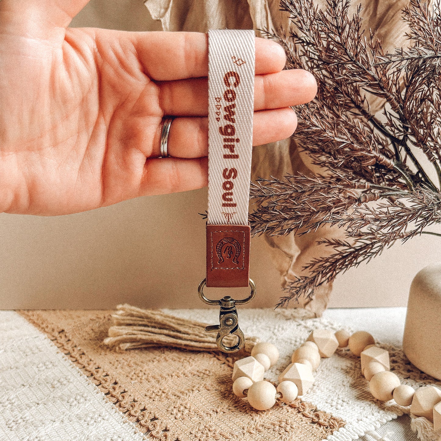 Cowgirl Soul Keychain Loop