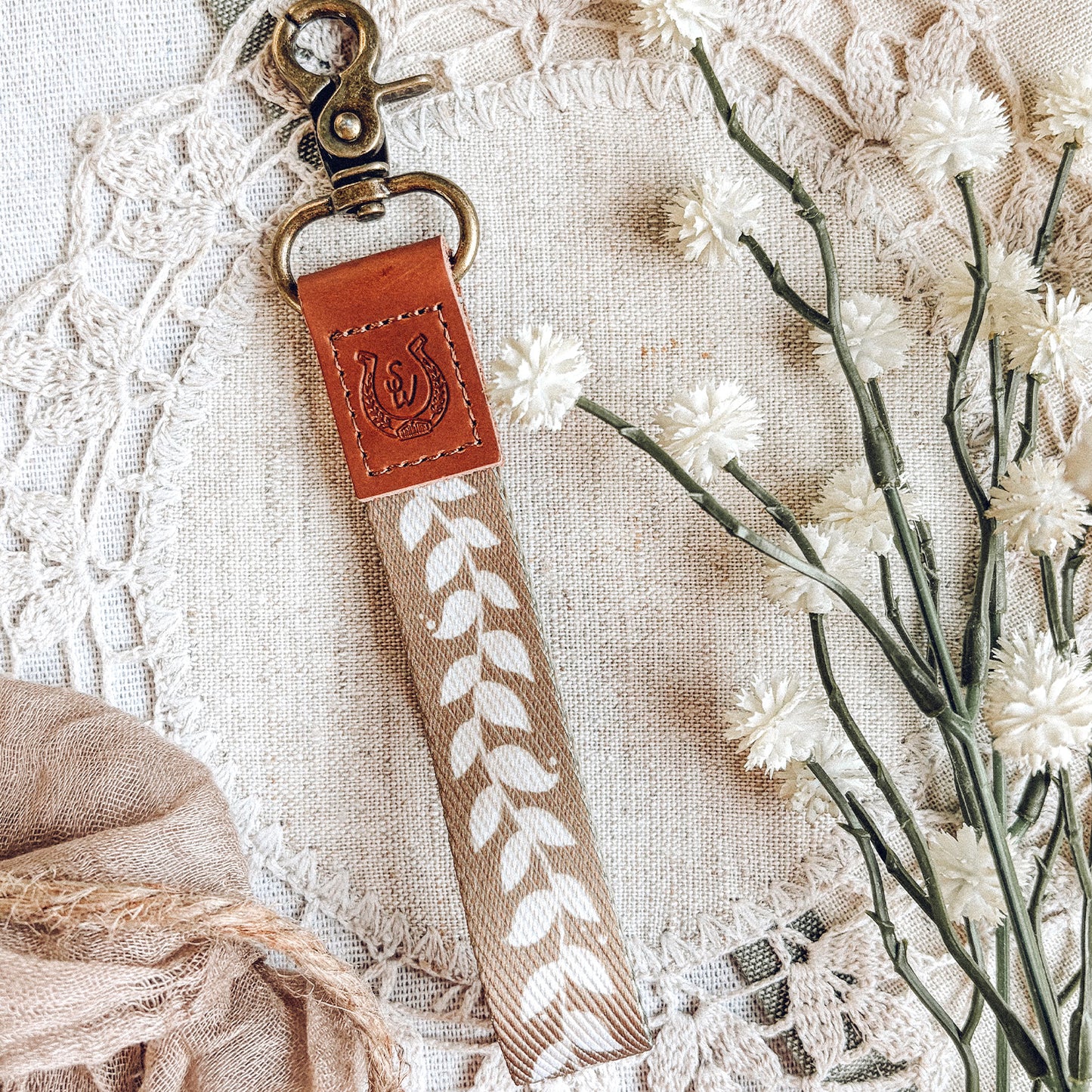 Wild Fern Keychain Loop