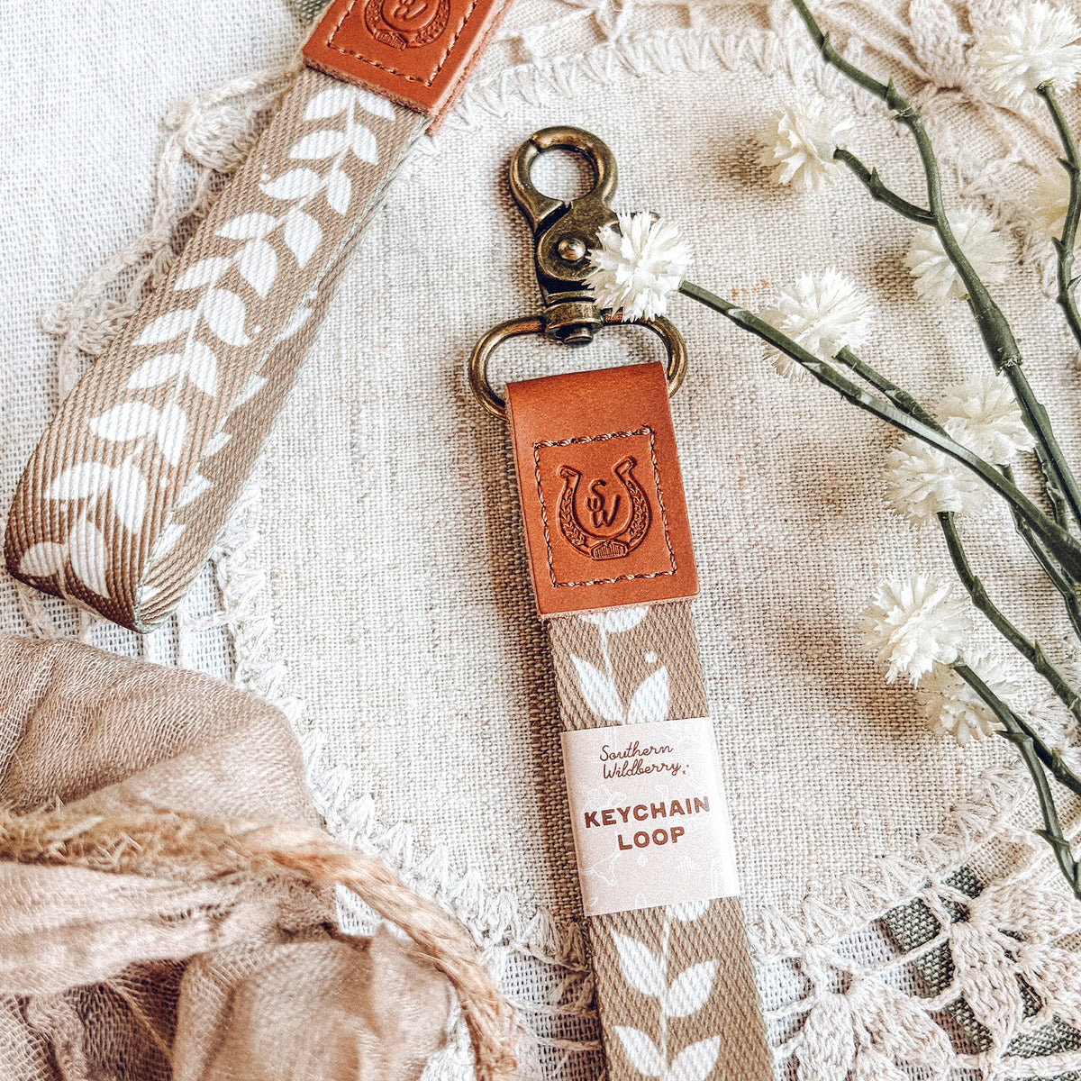 Wild Fern Keychain Loop