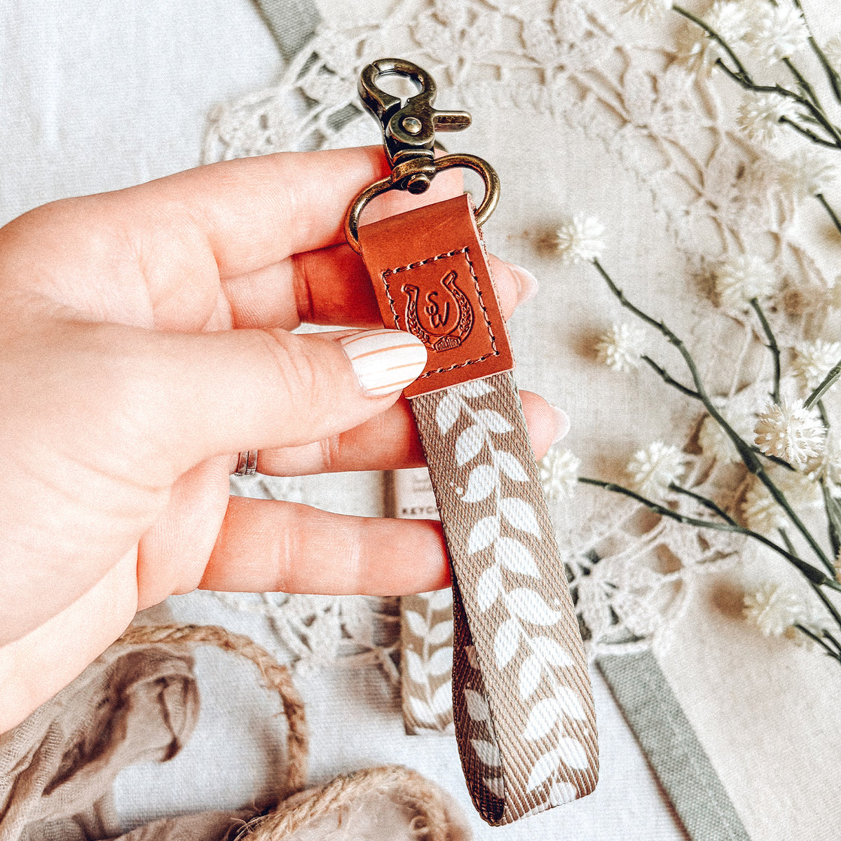 Wild Fern Keychain Loop