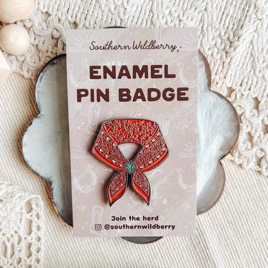 Western Enamel Pin