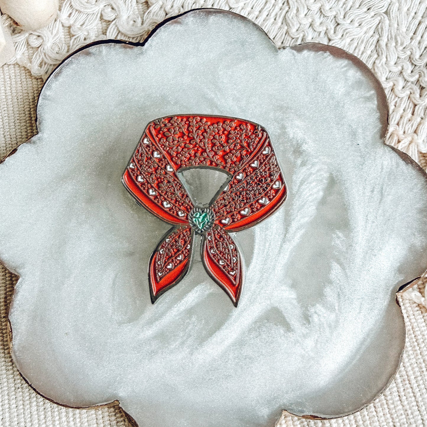 Western Wild Rag Enamel Pin Badge