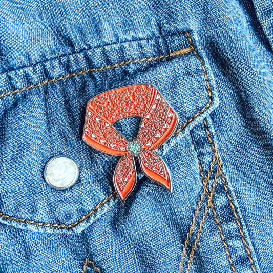 Western Wild Rag Enamel Pin Badge