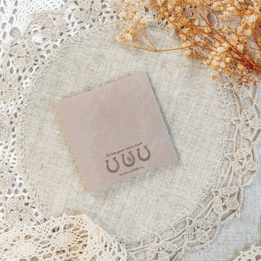 Write Your Own Luck Sticky Notes